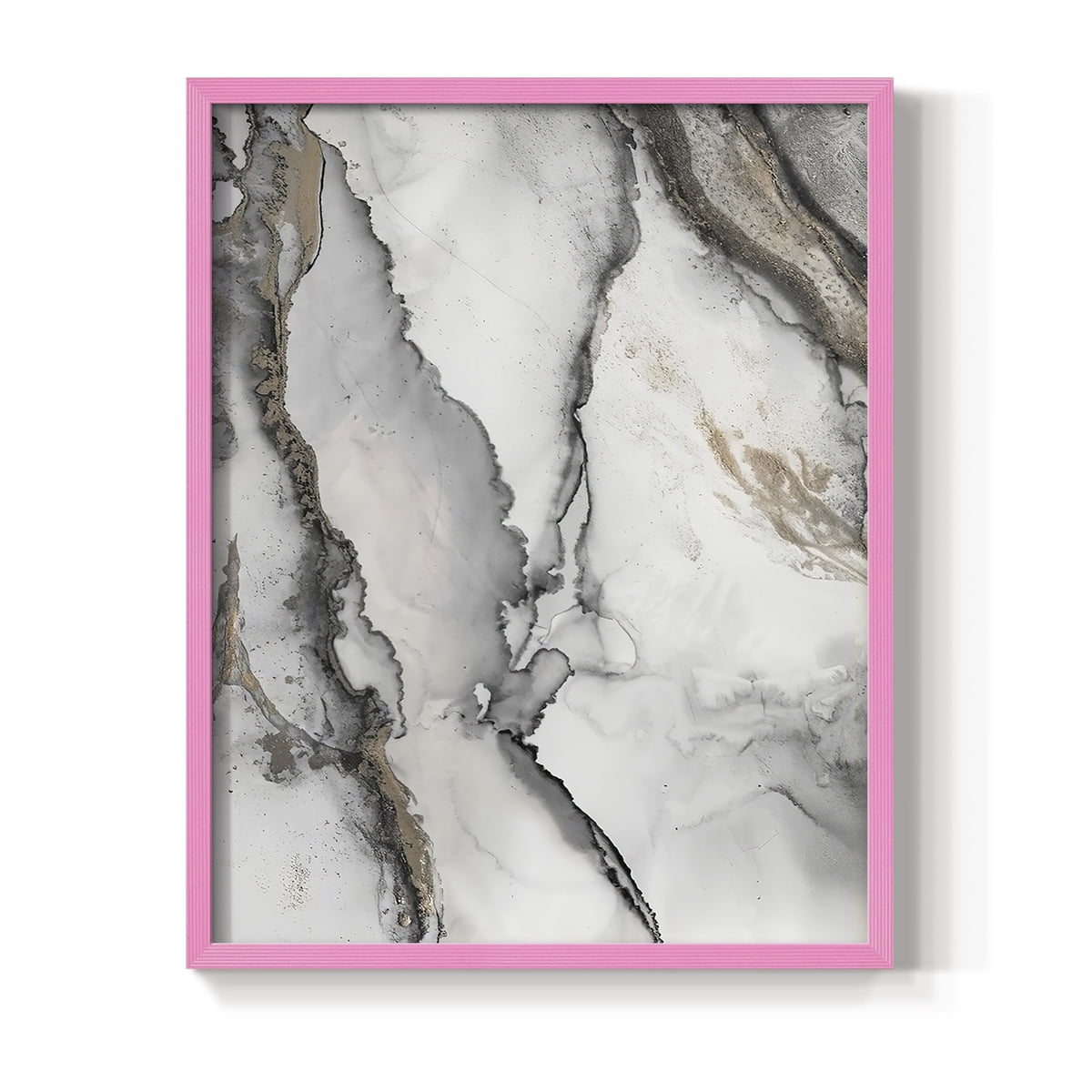 Abstract Ink Fantasy I in Paper Solid Wood 8 x 10 Framed Print