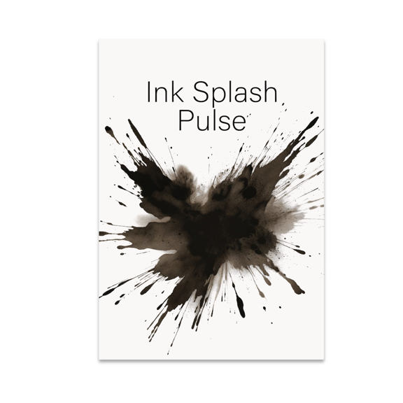 Abstract Ink Splash Decor - Art Enthusiast - 13x19 Poster Print