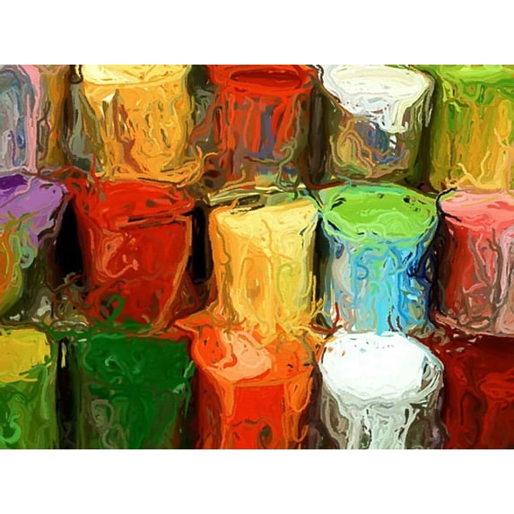 Abstract Intersections - CANVAS OR FINE PRINT WALL ART