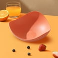 thumbnail image 1 of Abstract Irregular-Shaped Plastic Fruit Bowl, Modern Artistic Snack & Fruit Serving Dish, 1 of 6