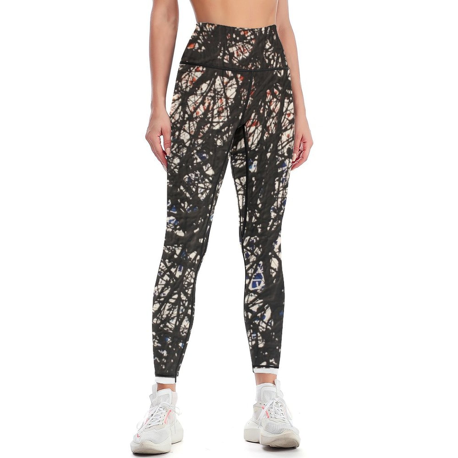 Abstract Jackson Pollock Painting Art Leggings sport pants jogging