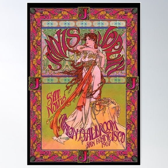 Abstract Joplins Tour Poster Poster Wall Art, Modern Wall Decor For Living Room Bedroom, 12x18 UNFRAMED