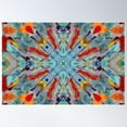 thumbnail image 1 of Abstract Kaleidoscope 3 Poster Wall Art, Modern Wall Decor For Living Room Bedroom, 12x18 UNFRAMED, 1 of 3