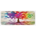 thumbnail image 1 of Abstract Kitchen Mat, Colorful Blooming Spring Season Tree with Butterflies Pastoral Nature Illustration, Plush Decorative Kitchen Mat with Non Slip Backing, 47" X 19", Multicolor, by Ambesonne, 1 of 1