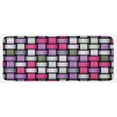 thumbnail image 1 of Abstract Kitchen Mat, Knot Pattern with Large Fractal Yarns Geometric Linked Bands Graphic, Plush Decorative Kitchen Mat with Non Slip Backing, 47" X 19", Grey Purple Pink, by Ambesonne, 1 of 1