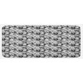 thumbnail image 1 of Abstract Kitchen Mat, Monochrome Circles Dots Surreal Expressionism Inspired Geometric Modern Art, Plush Decorative Kitchen Mat with Non Slip Backing, 47" X 19", Grey Black White, by Ambesonne, 1 of 1