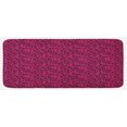 thumbnail image 1 of Abstract Kitchen Mat, Romantic Blooming Flowers on Dark Background Summer Illustration, Plush Decorative Kitchen Mat with Non Slip Backing, 47" X 19", Charcoal Grey Hot Pink, by Ambesonne, 1 of 1