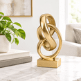 Abstract Knot Statue Geometric Decor On Shbookshcountertop For Living ...