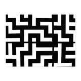 Abstract Labyrinth - Photography Geometric Abstract Pattern Black and ...