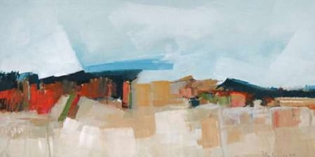 Abstract Landscape Canvas Art - William M Crosby (24 x 48)