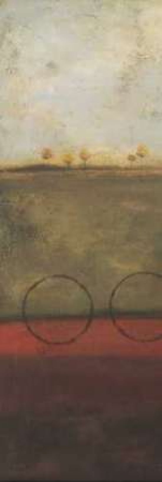 Abstract Landscape II Canvas Art - Stephanie Marrott (8 x 24)