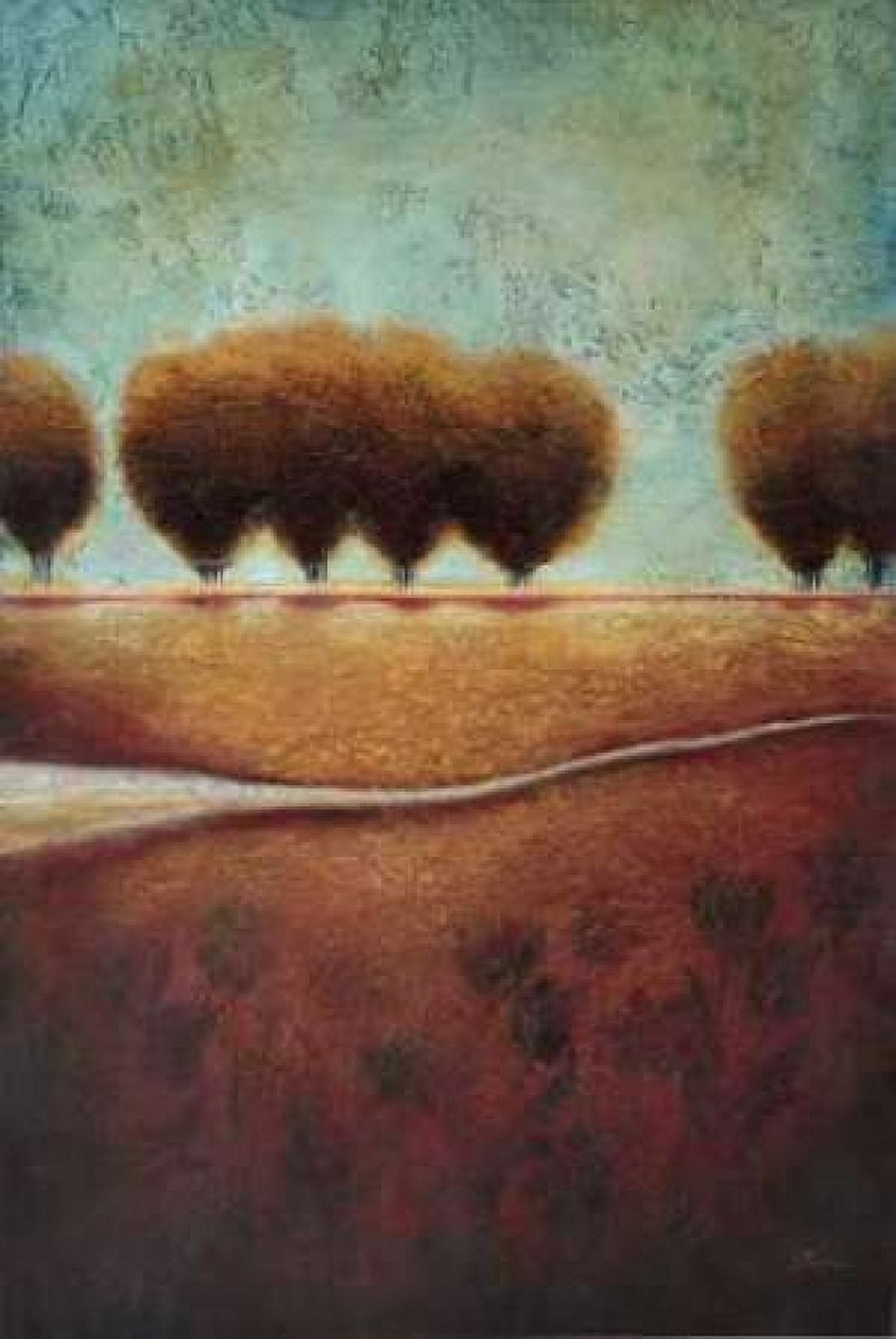 Abstract Landscape II Canvas Art - Susan Osborne (12 x 18)