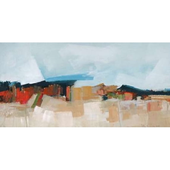 Abstract Landscape Poster Print by William M. Crosby (24 x 48)