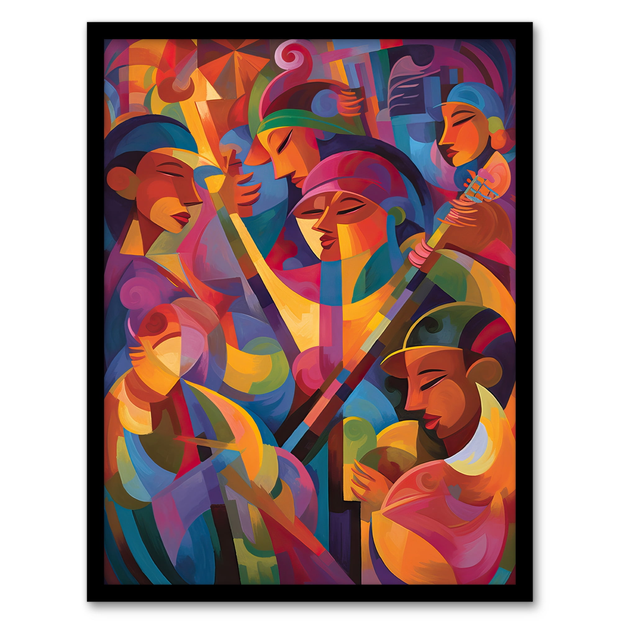 Abstract Latino Pop Festival Dance Music South America Colourful