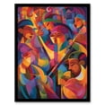 thumbnail image 1 of Abstract Latino Pop Festival Dance Music South America Colourful Bright Bold Painting Rhythm Body Energy Theatre Arts Artwork Art Print Framed Poster Wall Decor 12x16 inch, 1 of 5