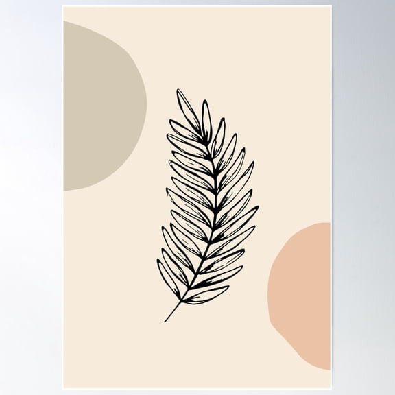 Abstract Leaf Art Poster , Poster Print Only