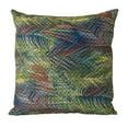 thumbnail image 1 of Abstract Leaf Design Accent Pillow - Multi-Color Finish, 1 of 5
