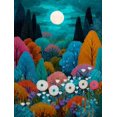 thumbnail image 1 of Abstract Lemon Branch Canvas Print Restaurant Home Wall Art, 1 of 8