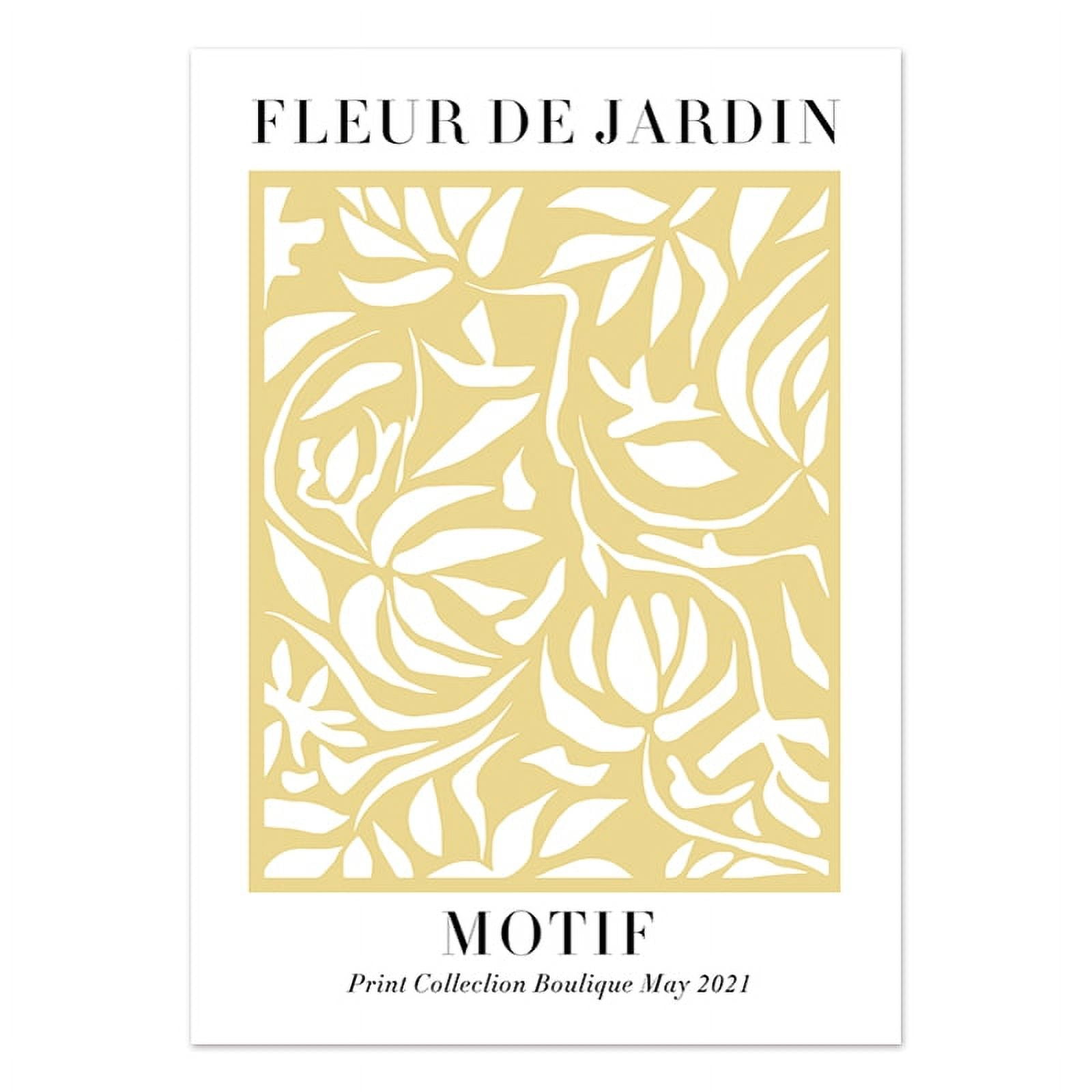 Abstract Lemon Flower Eye Orange Vintage Plant Wall Art Canvas Painting