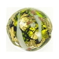 thumbnail image 1 of Abstract Lentil Lime/White/Yellow Gold/Aventurina, Size 17mm, 1 of 1