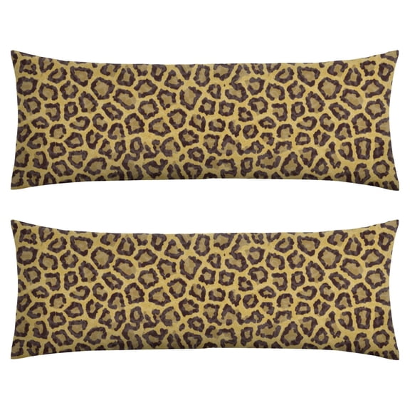 Abstract Leopard Lumbar Pillow - Modern Artistic Spot Design, Unique Texture Pattern, Premium Velvet Cover for Contemporary, Luxury Home Decor