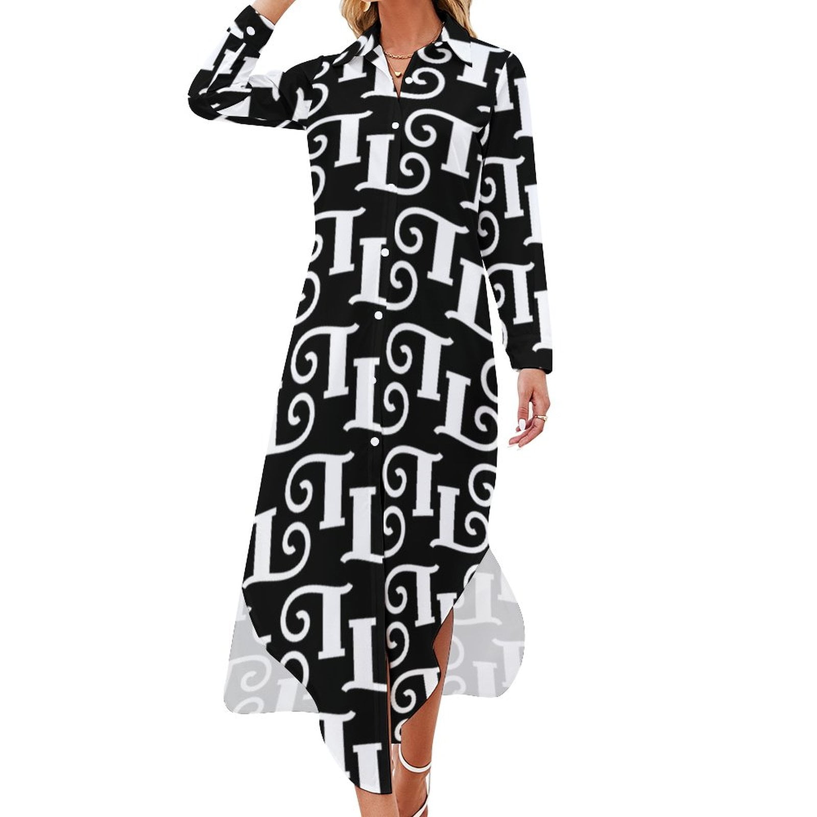 Abstract Letters Chiffon Dress Insane Graffiti Print Cute Dresses Woman Abstract Letters Chiffon Dress Insane Graffiti Print Cute Dresses Woman