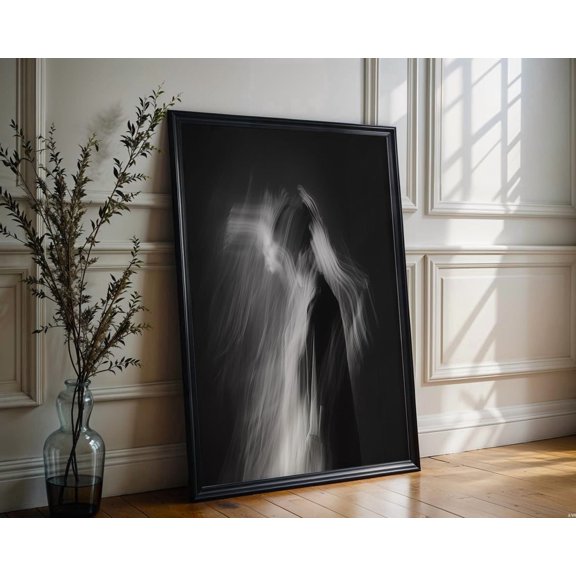 Abstract Light Motion Photography Print Modern Minimalist Wall Art