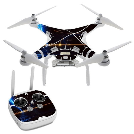 Abstract Light Tracers DJI Phantom 3 Professional Skin Skins Vinyl Decal Kit