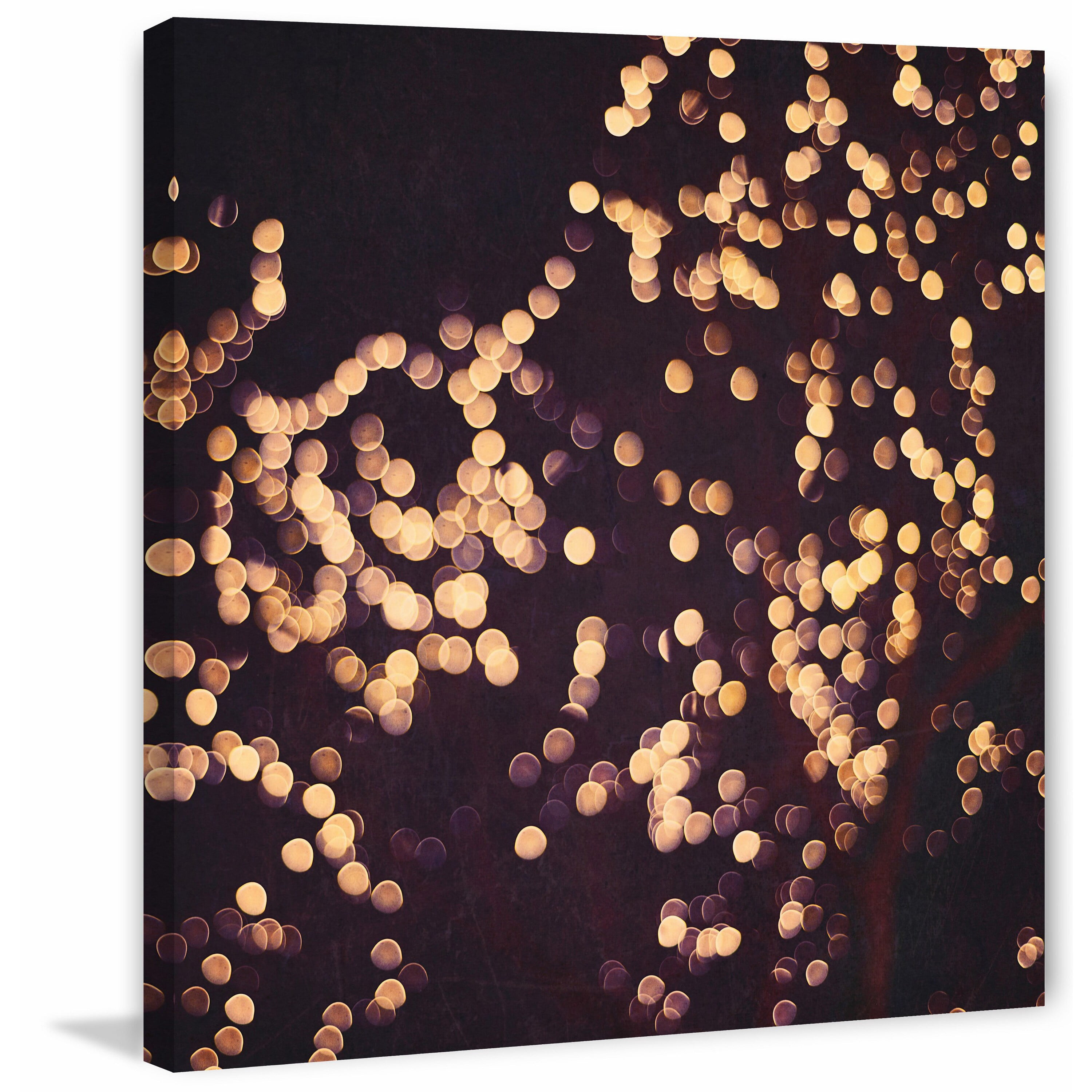 "Abstract Lights" Painting Print on Wrapped Canvas
