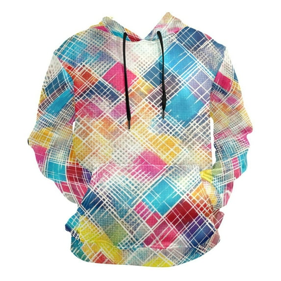 Abstract Line Art Men’s Hoodies Sweatshirt Fleece Jackets Long Sleeve Sweatshirts