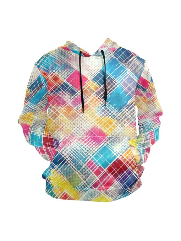 Abstract Line Art Men’s Hoodies Sweatshirt Fleece Jackets Long Sleeve Sweatshirts