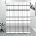 thumbnail image 1 of Abstract Line Minimalist Shower Curtain Washable Cloth Bath Curtain Fabric Rustic Striped Baths Curtain Farmhouse Bathroom r, 1 of 7