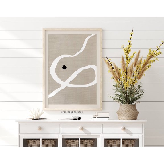 Abstract Line Print, Simple Line Art, Neutral Line Modern, Line Print Art, Modern Line Print, Line Art Set Wall Art, Modern Wall Decor, 12x18 UNFRAMED