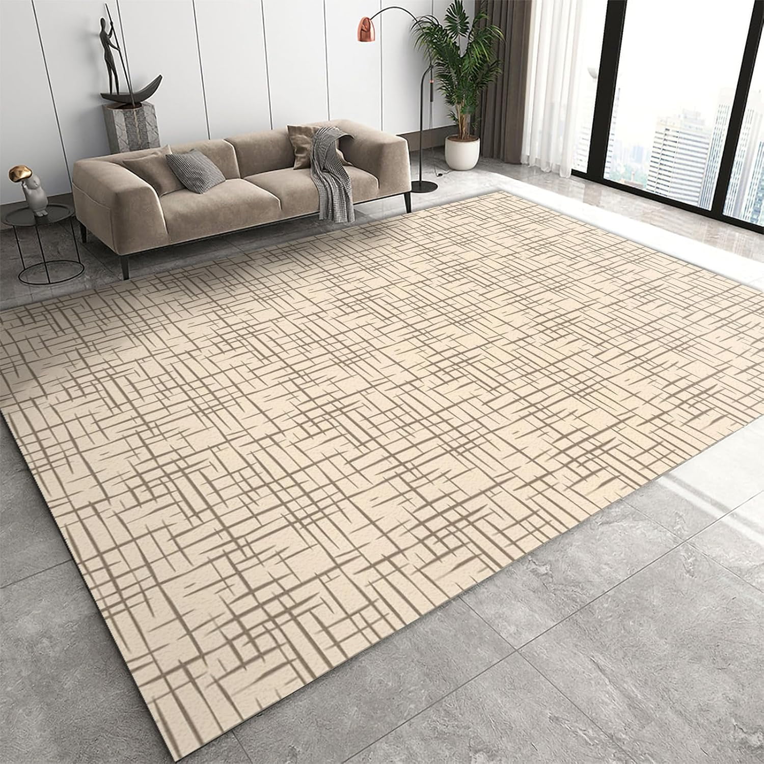 Abstract Line Texture Area Rug Retro Geometric Stripes Background ...