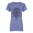 thumbnail image 1 of Abstract Lion Head Design Shaped T-Shirt Women -Image by Shutterstock, Female Medium, 1 of 2