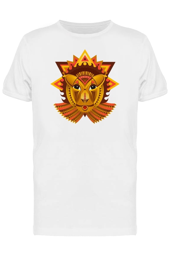 Abstract Lion Illustration Tee Men's -Image by Shutterstock