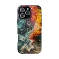 thumbnail image 1 of Abstract Liquid Hydro Dip Colorful Art Design Phone Case 11 12 13 14 15 16 17 Pro Max, 1 of 2