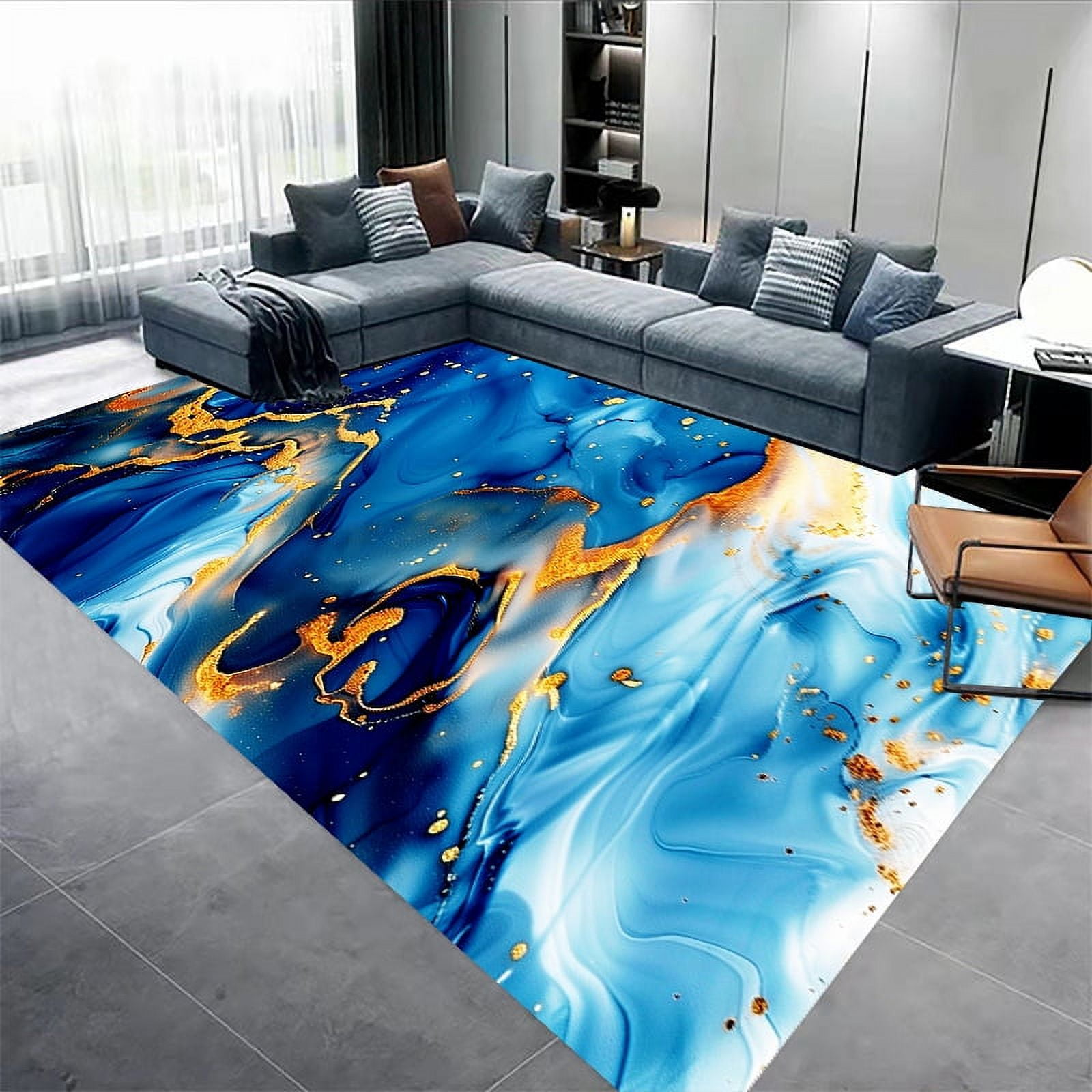 Modern metal geometric bedroom carpets for living room rug parlor tapete Fashion decor mats main image 0