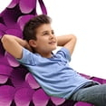 thumbnail image 1 of Abstract Lounger Chair Bag, Digital Graphic Art Rosette in Pink Beauty Gradient Swirling Japanese Ethnic, High Capacity Storage with Handle Container, Lounger Size, Dark Magenta, by Ambesonne, 1 of 5