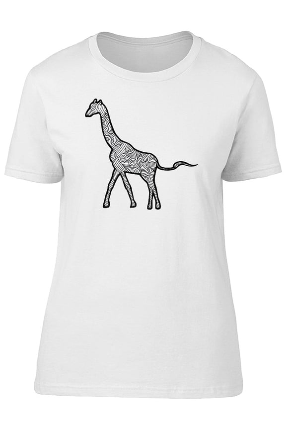 Abstract Lovely Curl Giraffe T-Shirt Men -Image by Shutterstock, Male x-Large