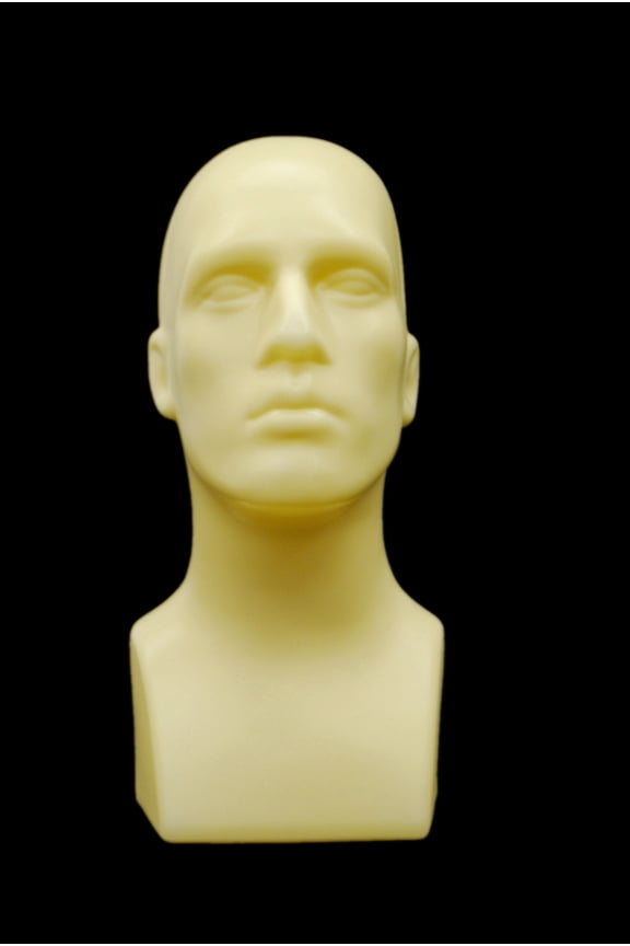 Abstract Male mannequin Head Light weight Style Display Head #PS-M-FT