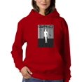 thumbnail image 1 of Abstract Man Techno Style Hoodie Women -Image by Shutterstock, Female 5X-Large, 1 of 4