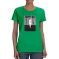 thumbnail image 1 of Abstract Man Techno Style T-Shirt Women -Image by Shutterstock, Female 3X-Large, 1 of 4