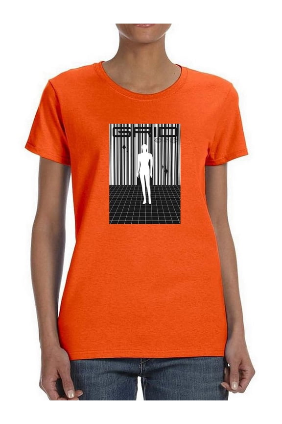 Abstract Man Techno Style T-Shirt Women -Image by Shutterstock, Female Medium
