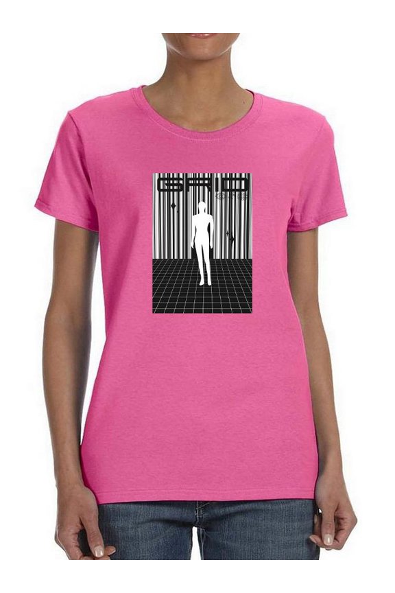 Abstract Man Techno Style T-Shirt Women -Image by Shutterstock, Female Small