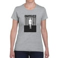 thumbnail image 1 of Abstract Man Techno Style T-Shirt Women -Image by Shutterstock, Female x-Large, 1 of 4