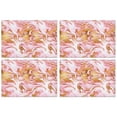 thumbnail image 1 of Abstract Marble Rose Gold Place Mats Durable Placemats for Indoor Kitchen Dining Cute Funny Kitchen Table Mats, 1 of 7