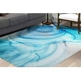 thumbnail image 1 of Abstract Marble Rugs, Living Room Rug, Blue Marble Rug, Modern Rugs, Luxury Rug, Home Decor Rug, Area Rugs, Office Decor Rugs, Step Rug, 2.6'x4' - 80x120 cm, 1 of 8