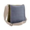 thumbnail image 1 of Abstract Messenger Bag, Horizontal Brush Strokes, Unisex Cross-body, by Ambesonne, 1 of 2