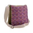 thumbnail image 1 of Abstract Messenger Bag, Modern Marbling Art Design, Unisex Cross-body, by Ambesonne, 1 of 2